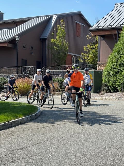 Cyclists riding during Escape New York